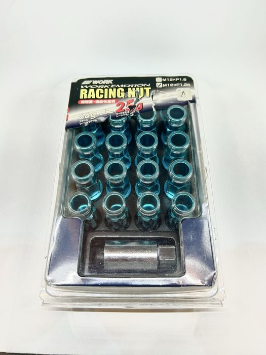 Nakrętki zabezpieczające WORK antykradzieżowe RAYS 326power JDM tuning