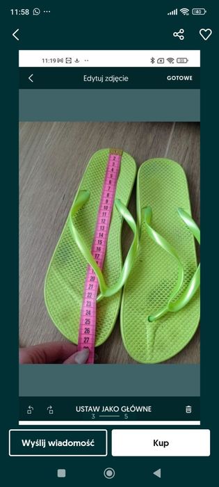 Japonki neonowe 41/42