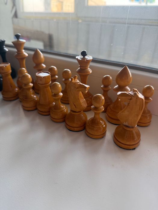Шахмати деревʼяні великі