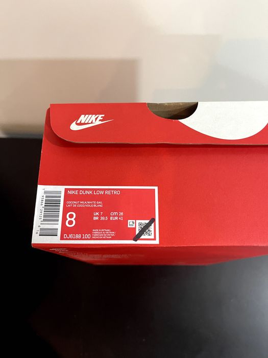 Nike dunk low Coconut milk