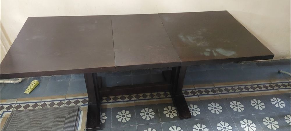 Ława rozkładana ciemny brąz