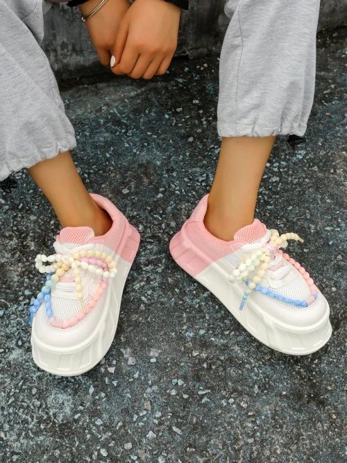 3 KOLORY 36 37 38 Sneakersy 39 40 41 na platformie gruba podeszwa lato
