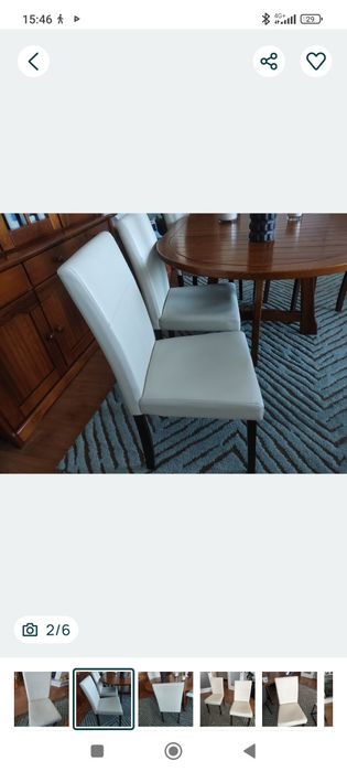 4 Cadeiras de sala de jantar