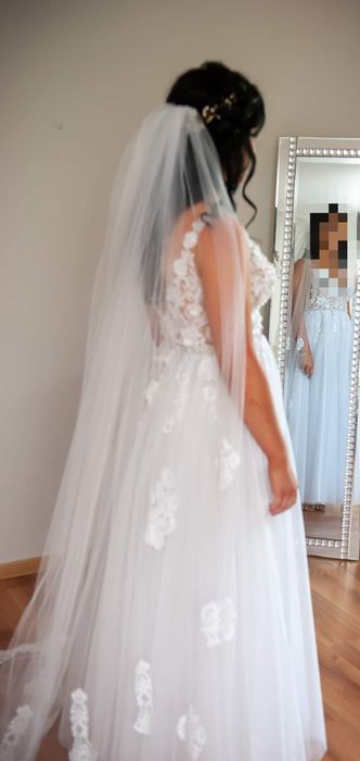 Sprzedam suknię ślubną rozmiar 36/38