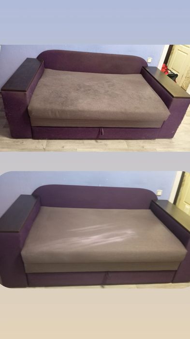 Химчистка мягкой мебели и ковров с удалением запахов. Оплата частями