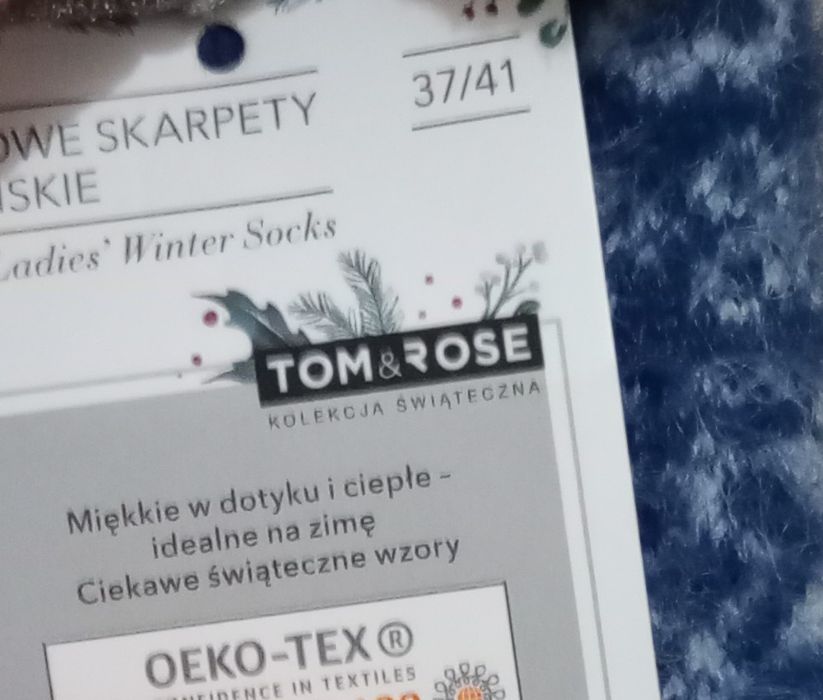 Zimowe grube skarpety