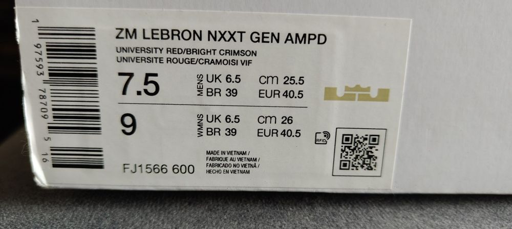 Buty Nike ZM LEBRON nxxt gen ampd