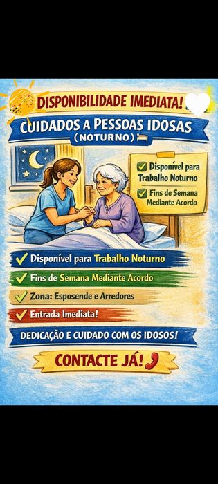 Procuro para pessoa idosa
