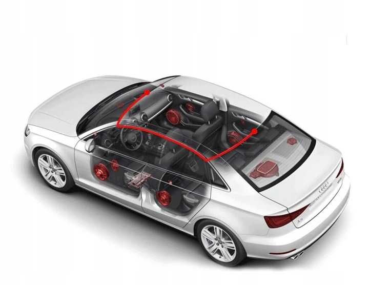 NOWA 2w1 Kamera lusterko + kamerka cofania rejestrator wideo przód tył