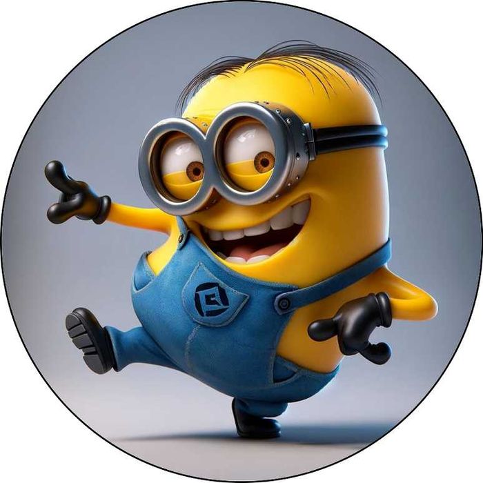 Opłatek na tort Urodziny Minionki  Minionek