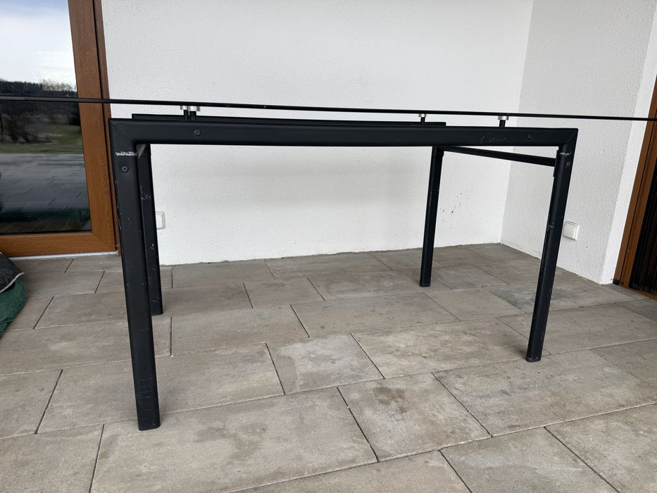 Stół szklany 160x90x76 cm