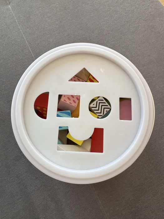 Klocki drewniane/ klocki/ sorter/dziecko/ zabawka/Eichhorn/ 50 szt.