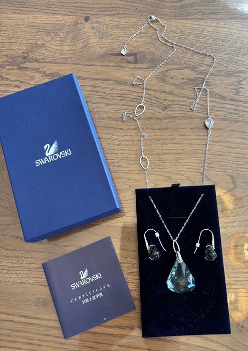 Підвіска і сережки від Swarovski оригінал