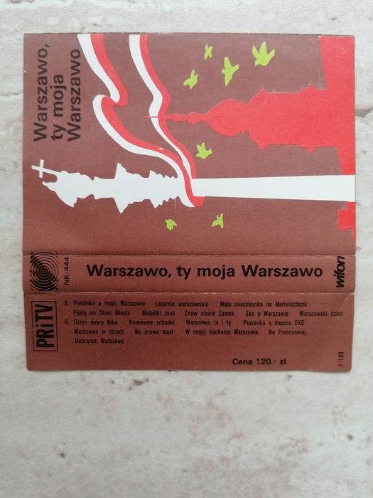kaseta Warszawo ty moja Warszawo