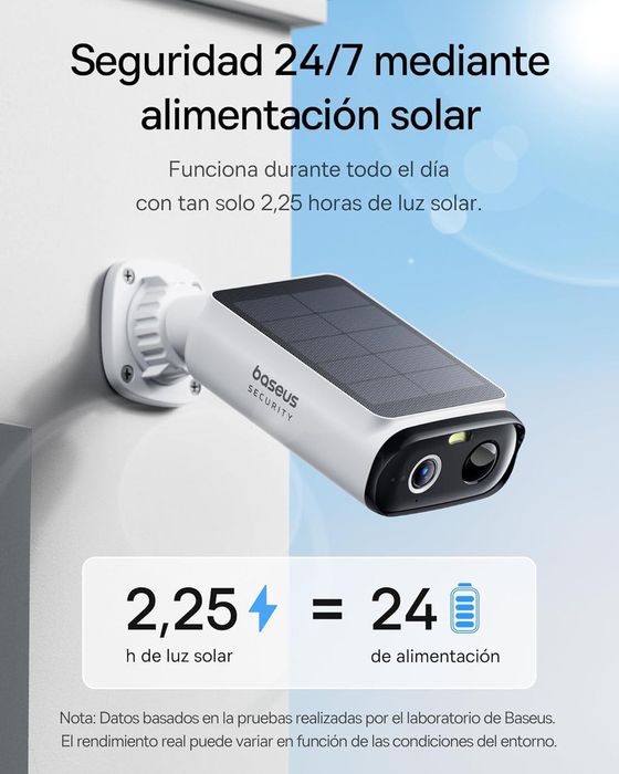 Câmara Wifi exterior Solar Baseus Security S1 Lite