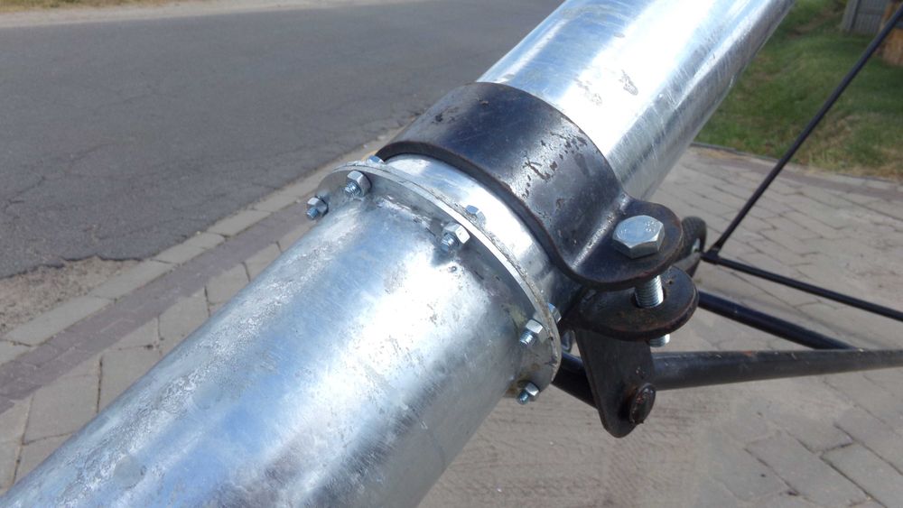 Elementy ocynkowane ! Przenośnik zbożowy Fi 110 140 ! Motoreduktor