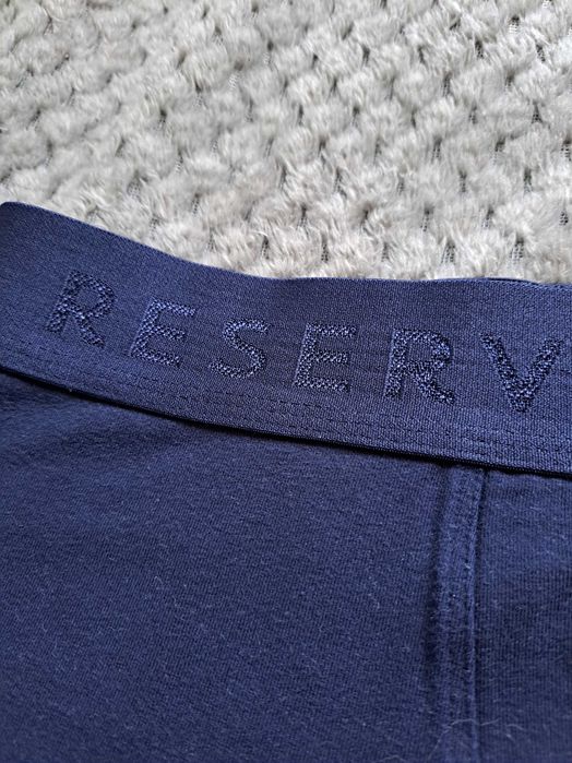 Bokserki męskie Reserved L mega krótkie i delikatne , haftowany napis