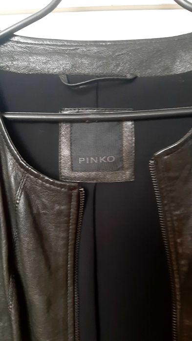 Kurtka skórzana pinko