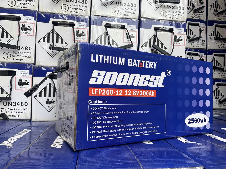 Аккумулятор LiFePO4 Soonest 12.8V 200Ah (2560Wh)