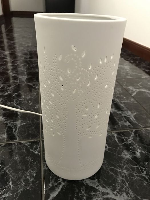 Candeeiro em cerâmica