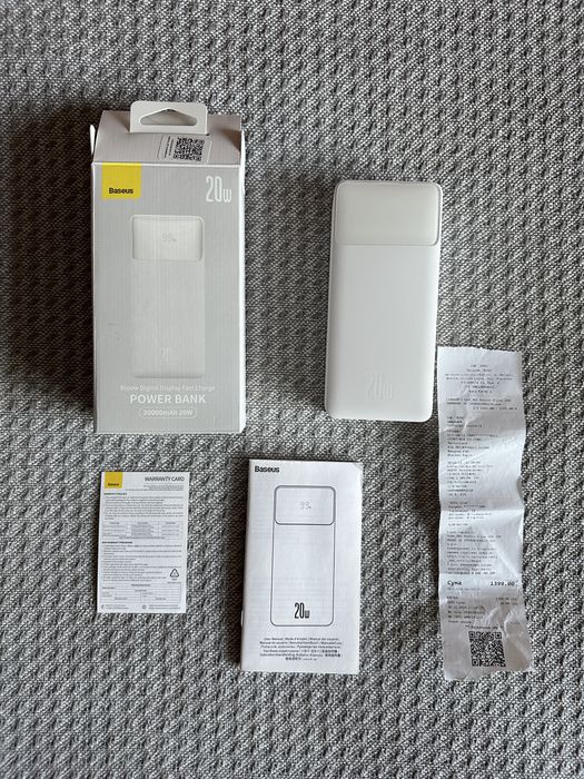 Павербанк Baseus Bipow 20w 30000mAh