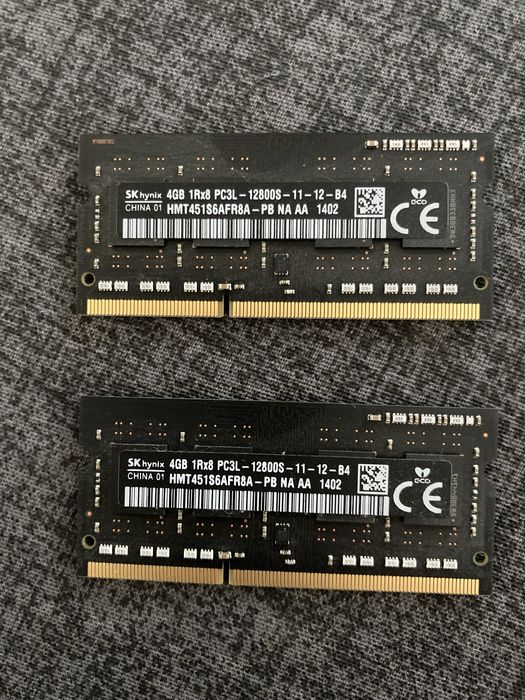 Pamięć RAM iMac Hynix DDR3L 1600MHZ 4GB PC3L 12800S 11 13 B4 739