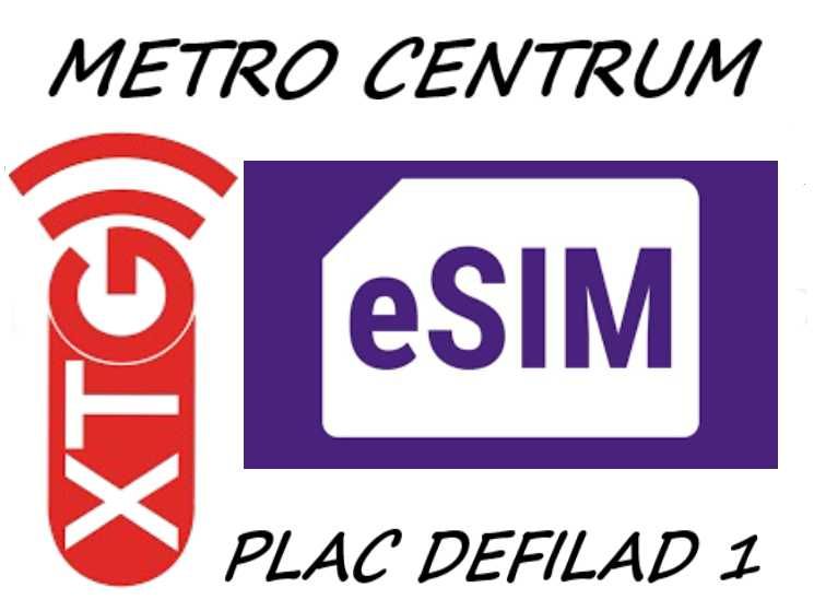 Karta eSIM lub zwykła karta SIM Play nielimitowany internet FV23%