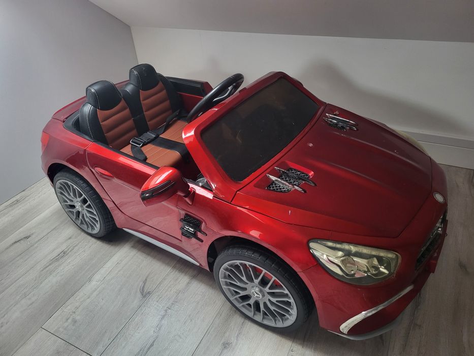 REZERWACJA Auto na akumulator MERCEDES na 2 dzieci czerwony