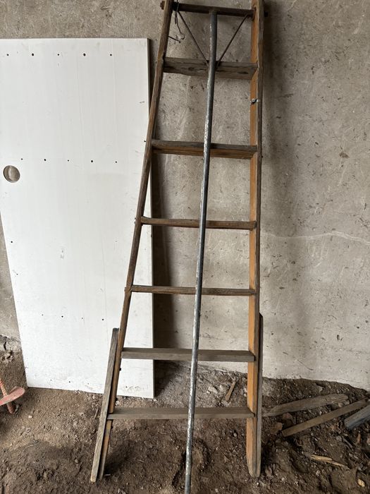 Drabiny sadownicze metalowe/drewniane niskie/wysokie