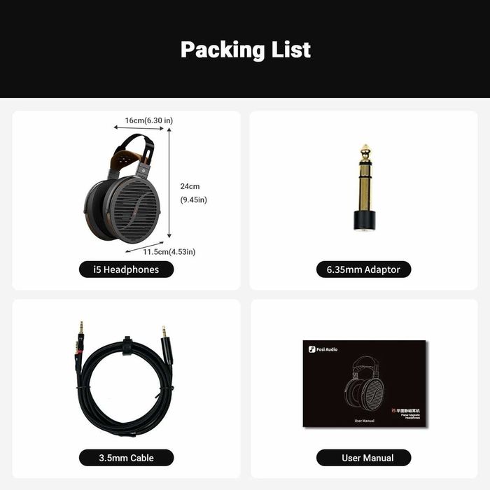 НОВЫЕ Наушники Fosi Audio i5 (2025) - Планарный ГИГАНТ Сцены за $522