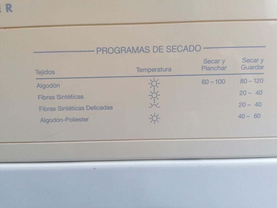 Máquina de secar roupa