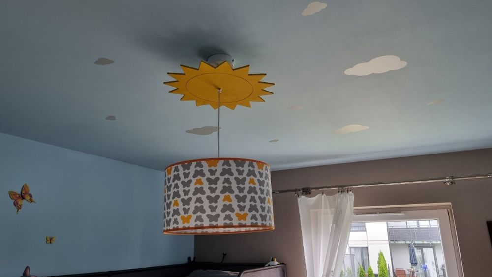 Lampa Słońce sufitowa dziecięca