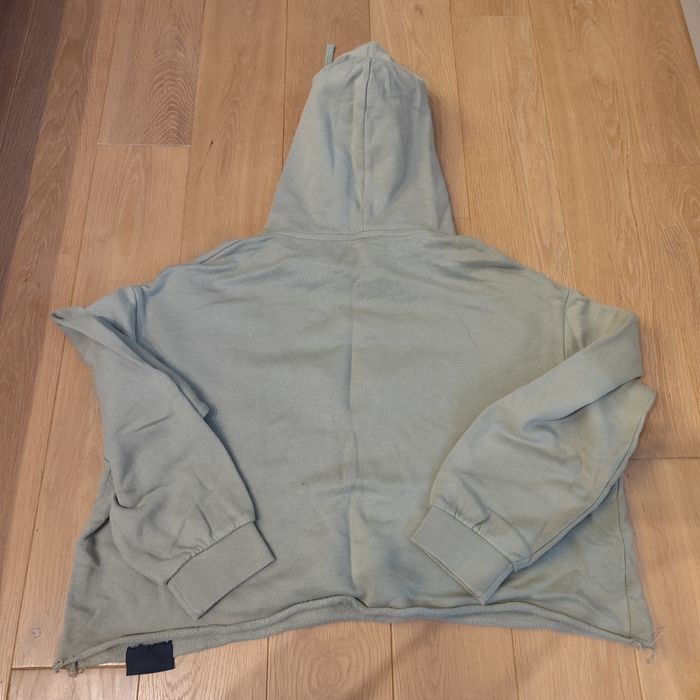 Krótka bluza z kapturem PULL&BEAR, róż. M, khaki