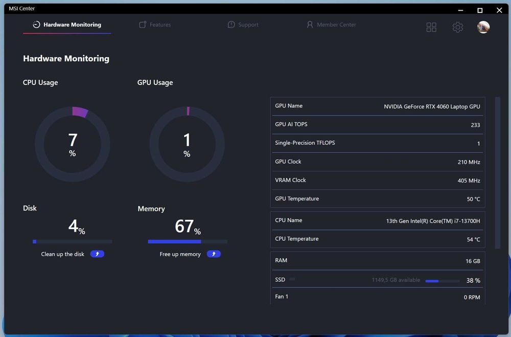 Portatil MSI Pulse 15 B13VFK