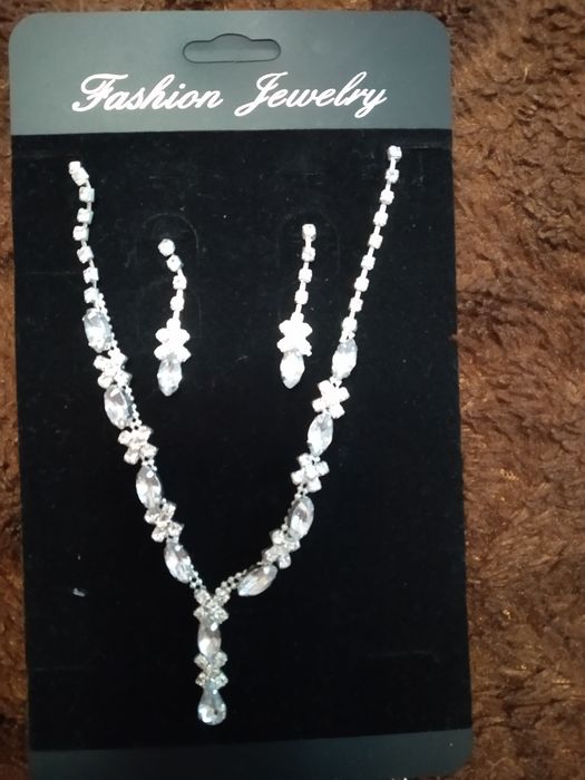 Шикарные украшения для невесты, диадема, серьги, колье