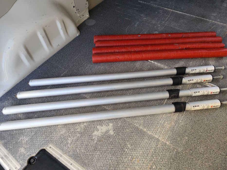 Barras de Carga Alumínio Würth KIM 44 Profi Carrinhas / Furgões