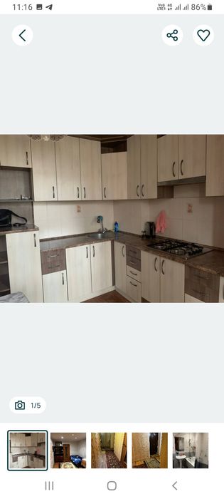 Здам 1кім.квартиру. Автопарк.