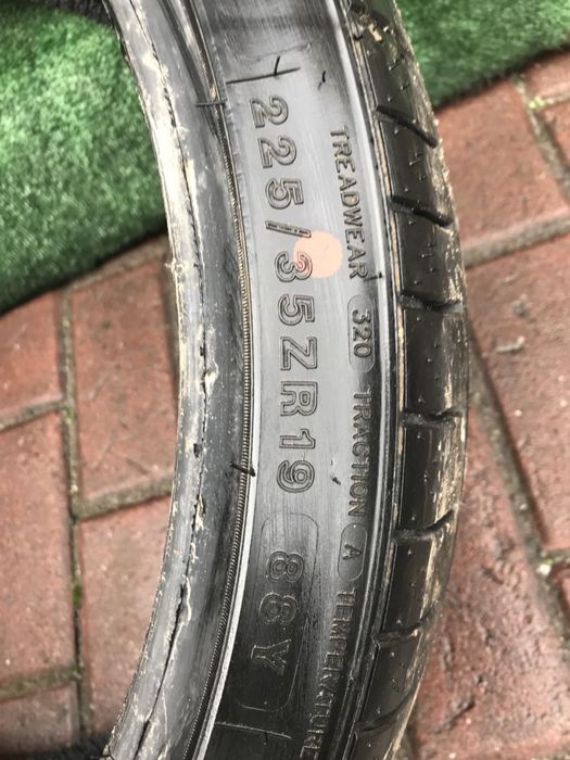 Minerva 225/35r19 комплект літо нові склад оригінал резина шини