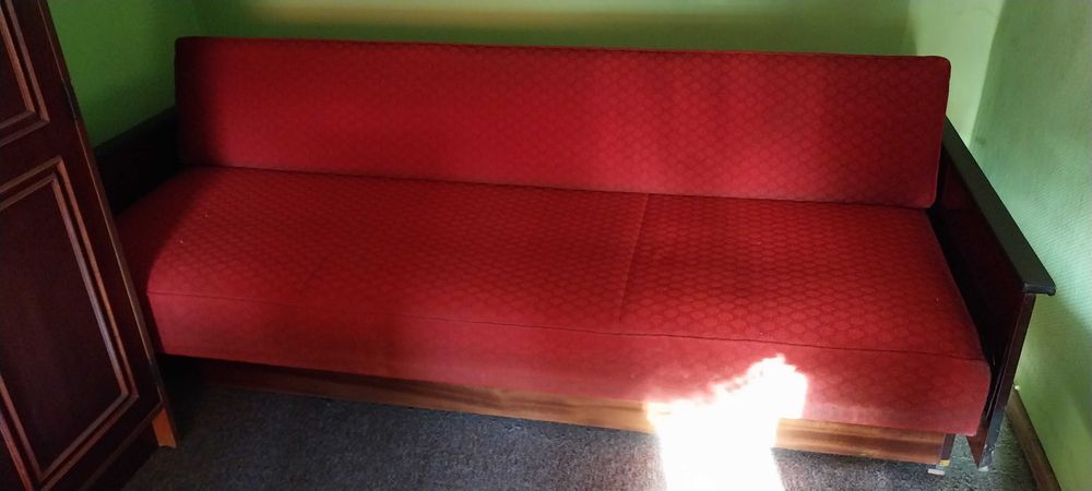 tapczan łóżko z PRL-u