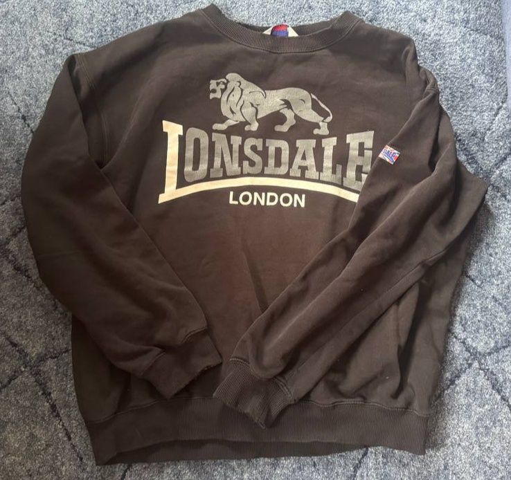 Винтажний свитшот Lonsdale London з вишивкою — рідкісний оригінал
