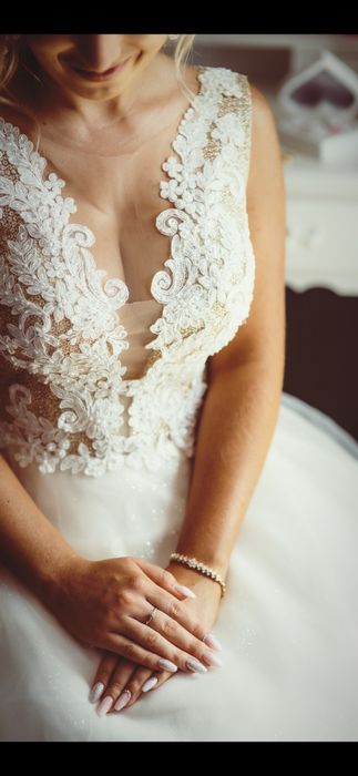 Suknia ślubna księżniczka Ecri  wesele S