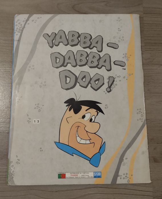 Caderneta Flintstones Panini