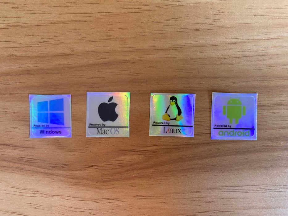 Naklejki Windows, MacOS, Linux, Android