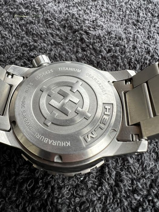 HELM Khuraburi Titanium Automatic 300m (Ref. 06AR3) – Full Set / Tytan / Dodatkowy Pasek HELM / Bez Czekania!
