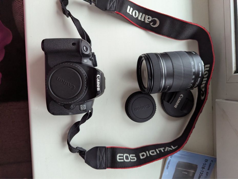 Фотоапарат canon eos 650d обьектив efs18-135mm