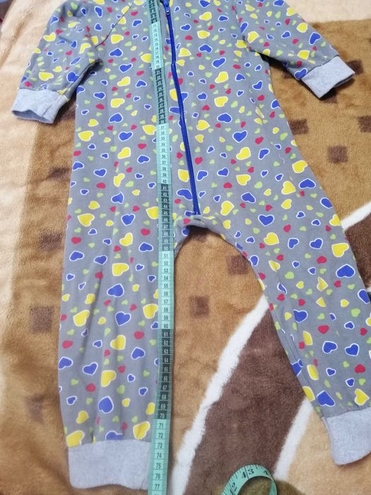 Байковый ромпер для девочки