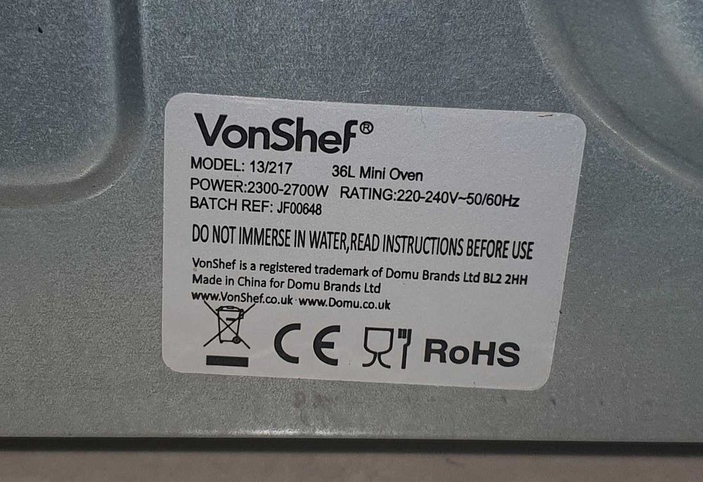 Mini forno com duas placas eléctricas