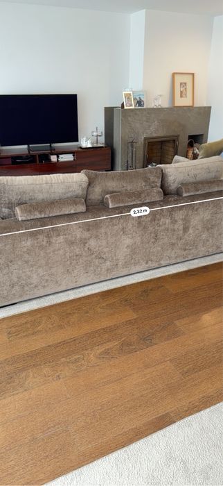 Sofa 3 lugares 2,32m   impermeabilizado