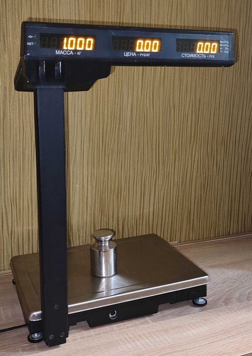 Весы МК-15.2 ТВ22 до 15 кг, клавиатура вверху