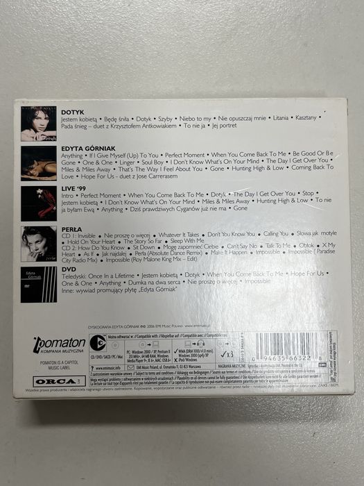 Edyta Gorniak BOX  5 × CD, Album, Reissue DVD, DVD-Video